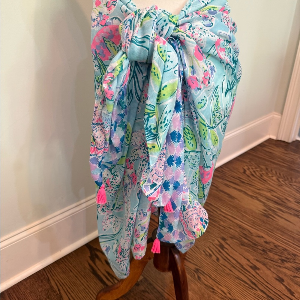 Lilly Pulitzer Tropical Floral Wrap